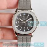 Replica Patek Philippe Aquanaut Luce 5067A Grey Dial Watch - Swiss Grade
